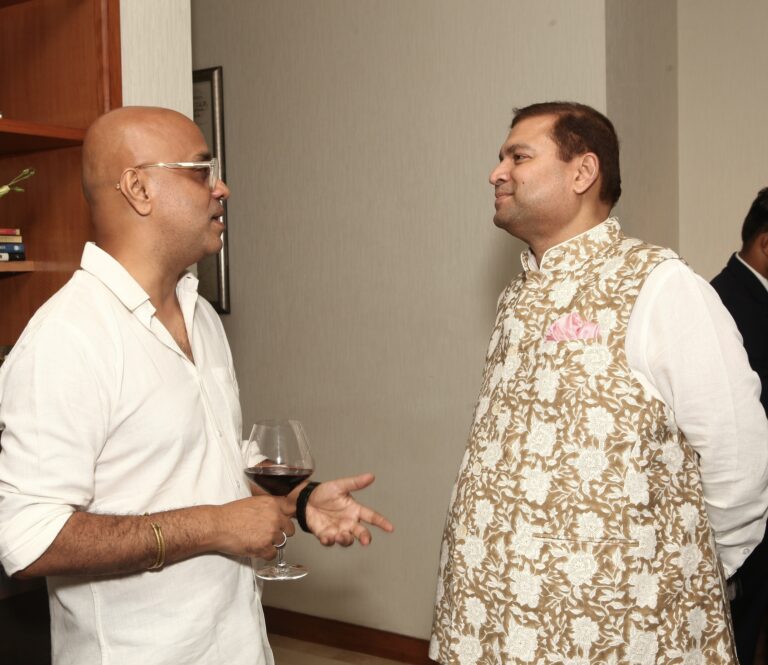 Sundeep Bhutoria with Joi Barua, Assam's most famous Vocal Singer