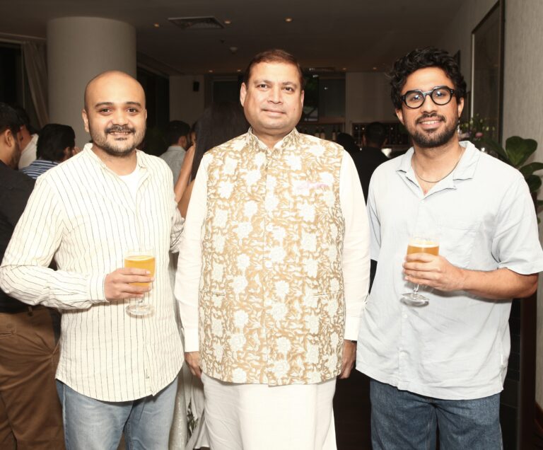 Sundeep Bhutoria with Samyak Chakrabarty, Founder of Workverse & Mr Kabeer Kathpalia, Better known as OAFF Musician