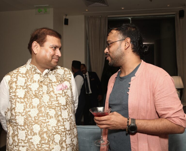 Sundeep Bhutoria with Kiran Reddy, Founder & Entrepreneur of Helm of 8