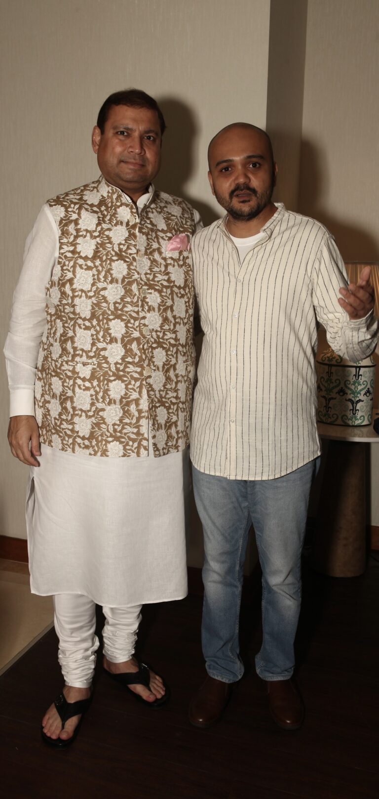 Sundeep Bhutoria with Samyak Chakrabarty, Founder of Workverse