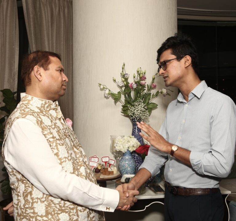 Sundeep Bhutoria with Chaitanya Prabhu, Criminal Advocate & Human Rights Activist