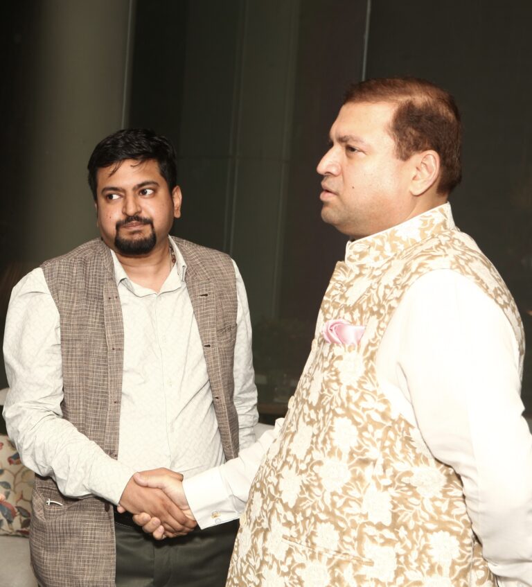 Sundeep Bhutoria with Aprameya Rao, journalist at CNBC