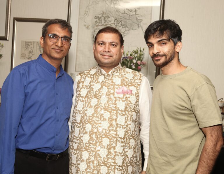 Sundeep Bhutoria with Manish Chhajed, Mumbai's Top Venture Capitalist along with Munaf Kapadia, Founder of Bohri Kitchen