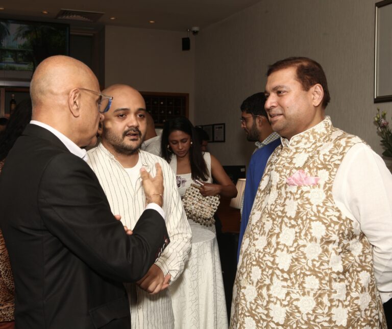 Sundeep Bhutoria with Manoj Gursahani, Author of Human Connect along with Samyak Chalrabarty, Founder of Workverse