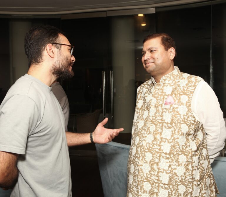 Sundeep Bhutoria with Neville Mehta, Greentech Founder of 360 Carbon