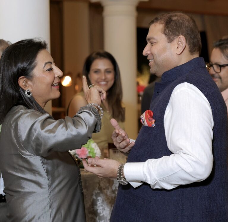 Sundeep Bhutoria with Neelam Rudy