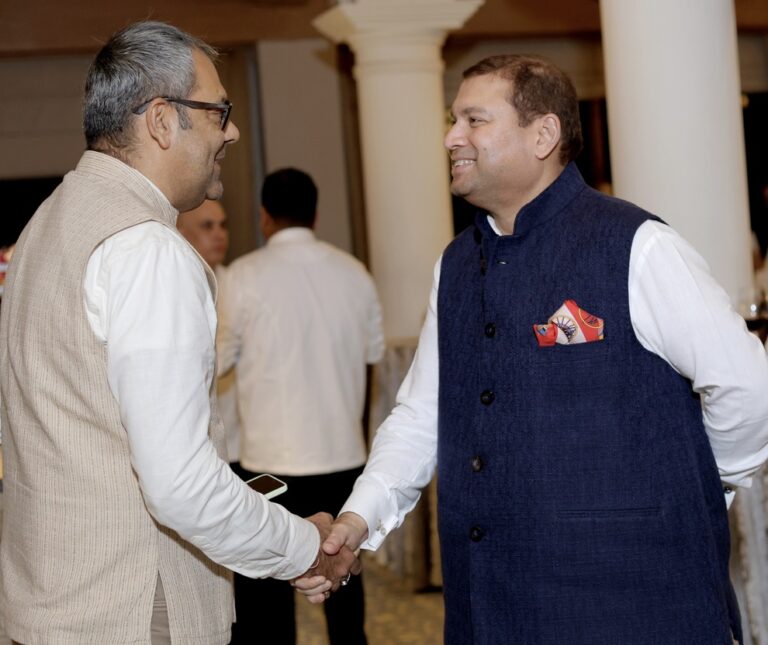 Sundeep Bhutoria with Ashish Dua