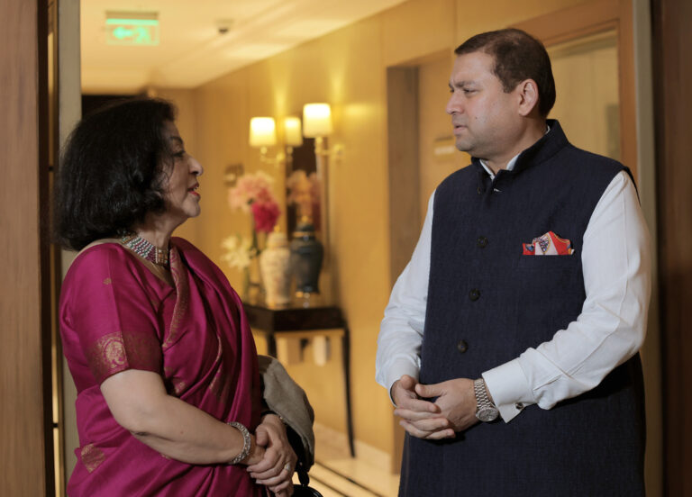 Sundeep Bhutoria with Lady Mohini Noon