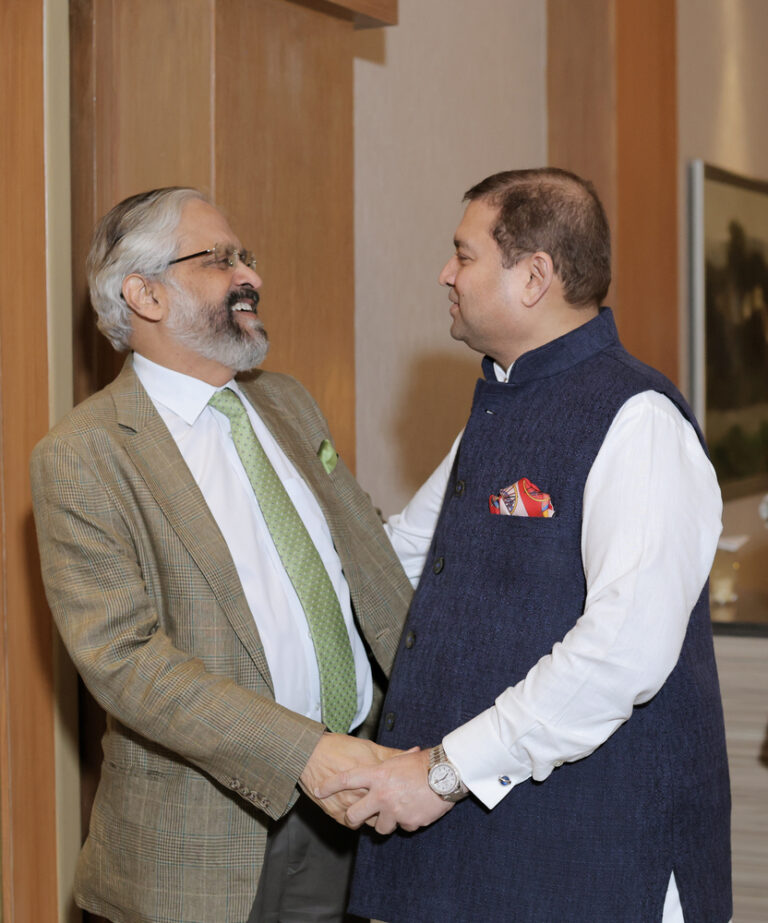 Sundeep Bhutoria with Dr Ambrish Mithal