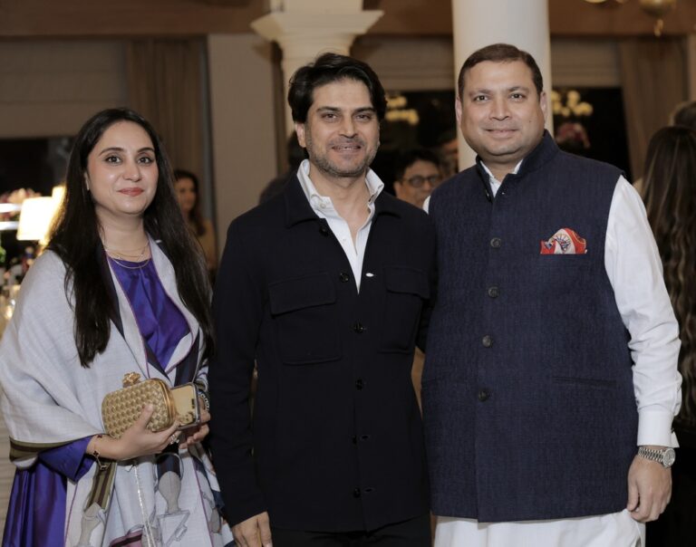 Sundeep Bhutoria with Madiha and Naved Saidi