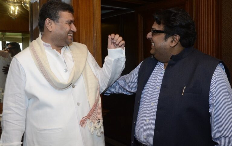 Sundeep Bhutoria with Ashwin Sanghi