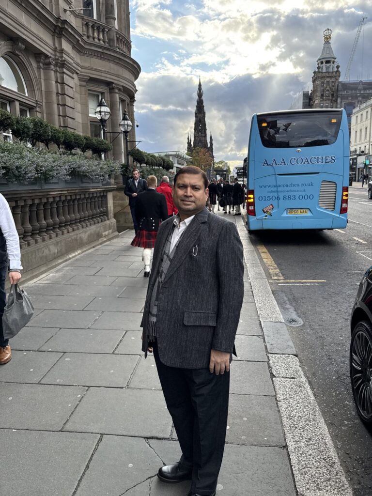 Sundeep Bhutoria in Edinburgh