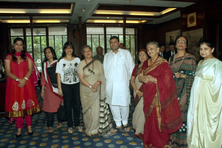 Sundeep Bhutoria with Bharati Ray and others