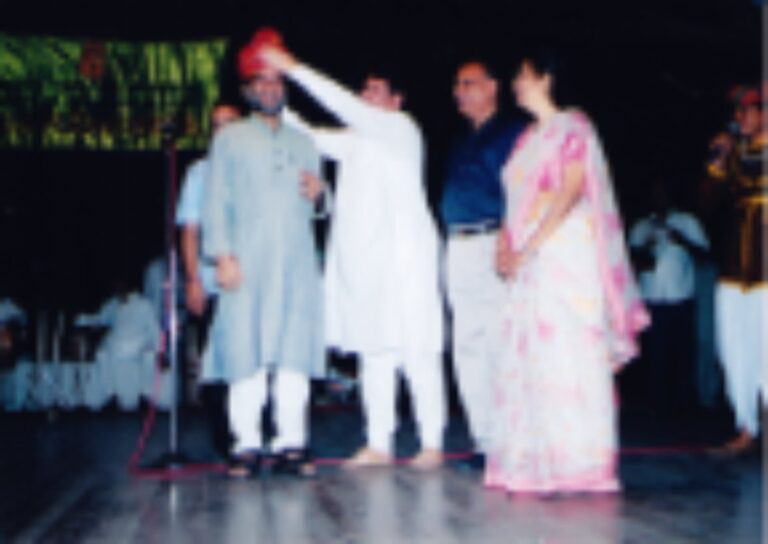 Sundeep Bhutoria with Bikash Ranjan Bhattacharya, HM Bangur and Dr Prabha Khaitan