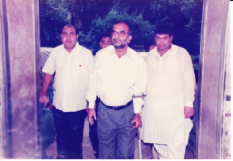Sundeep Bhutoria with Bikash Ranjan Bhattacharya and TC Daga