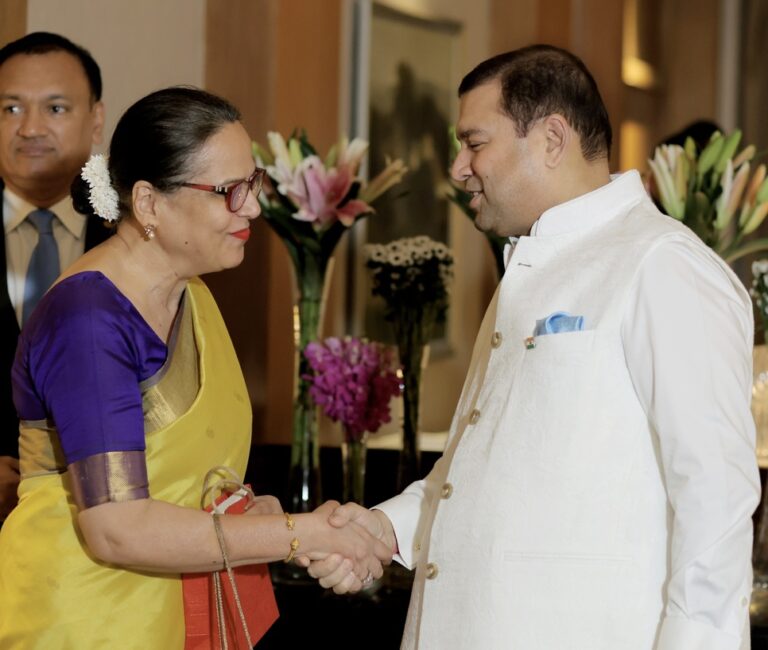 Sundeep Bhutoria with Rakshanda Jalil
