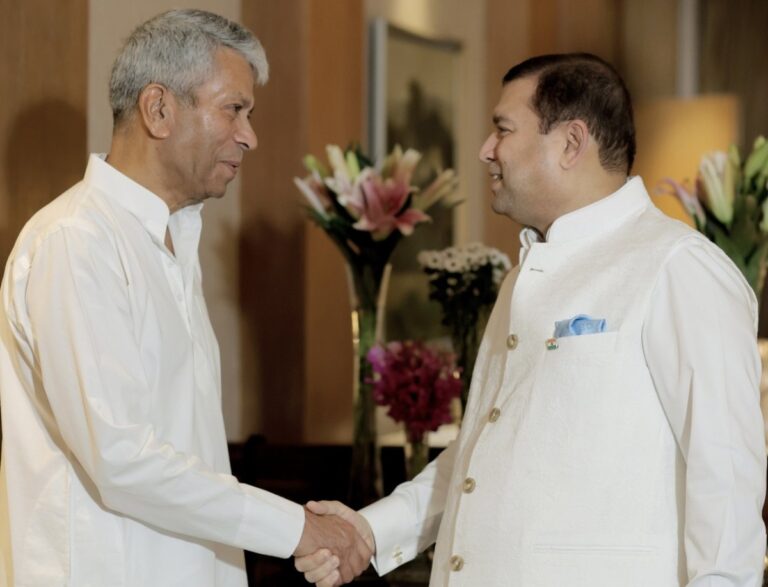 Sundeep Bhutoria with Amitabh Adhar