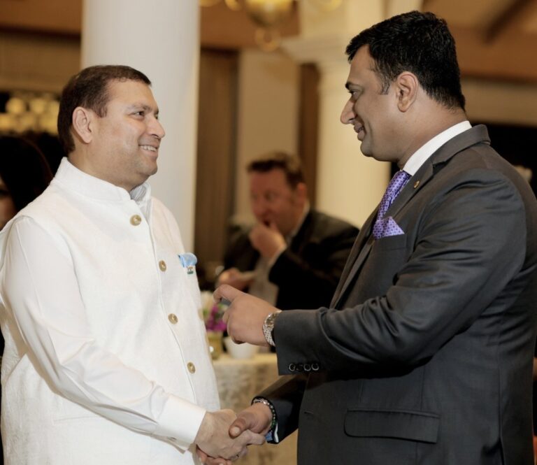 Sundeep Bhutoria with Vedagiri Rajaram