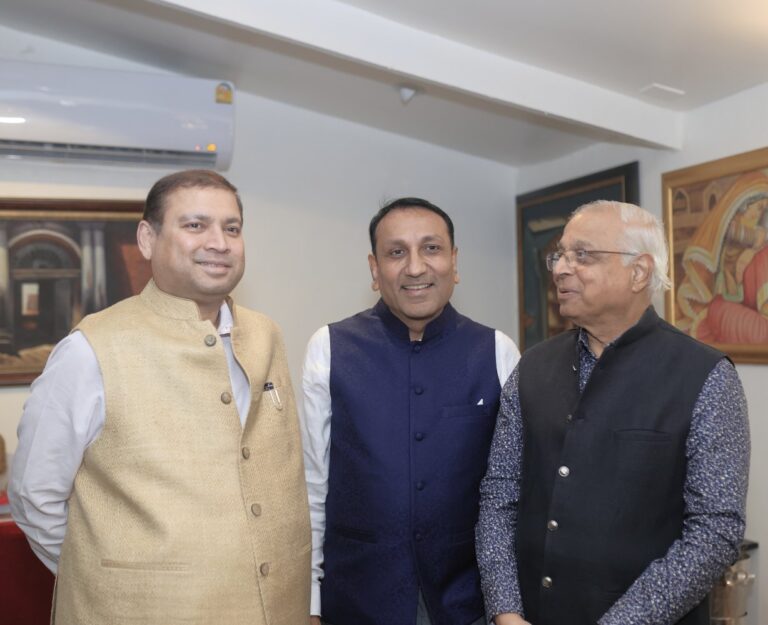 Sundeep Bhutoria with Deepak Kedia and Susheel Dhanuka