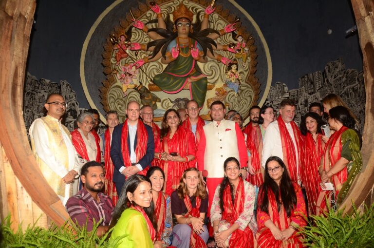 Sundeep Bhutoria hosted Ambassadors, High Commissioners and Diplomats from around the world, who joined in witnessing the grandeur of West Bengal’s biggest festival, Durga Puja 2025.