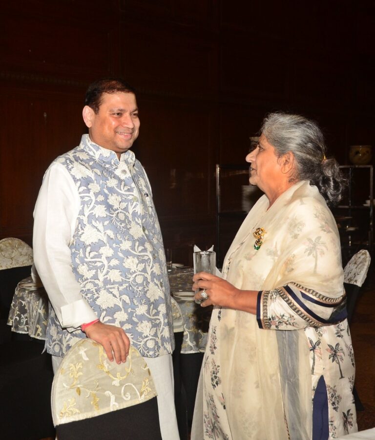 Sundeep Bhutoria with Dr Neeta Warty