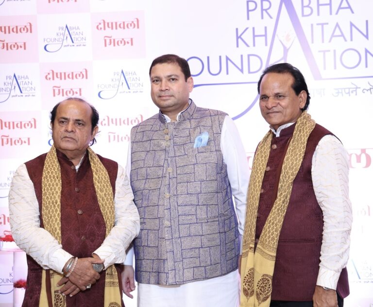 Sundeep Bhutoria with Ali Mohammed and Ghani Mohammed