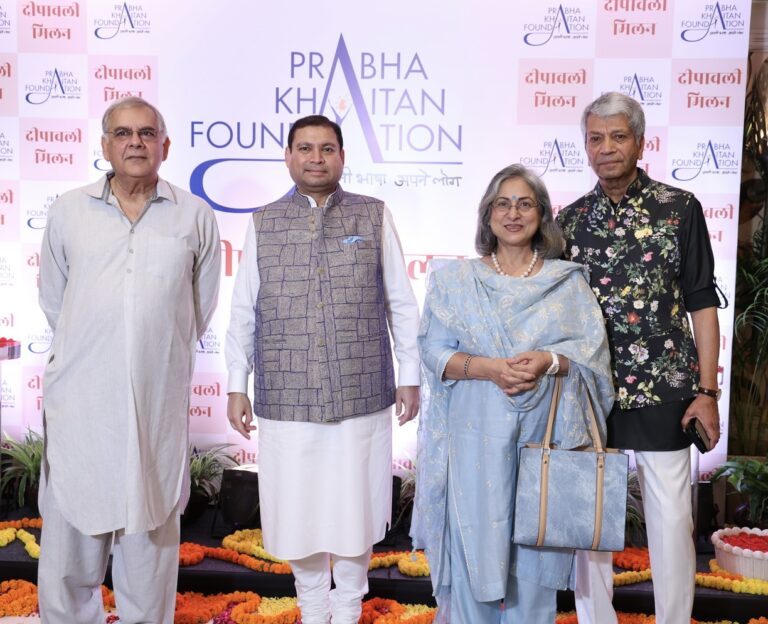 Sundeep Bhutoria with Amitabh Adhar, along with Reena and Hemant Sarin
