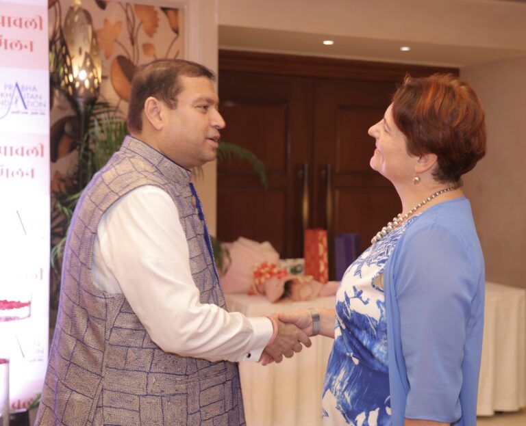 Sundeep Bhutoria with Diana Mickeviciene, Ambassador of Lithuania to India