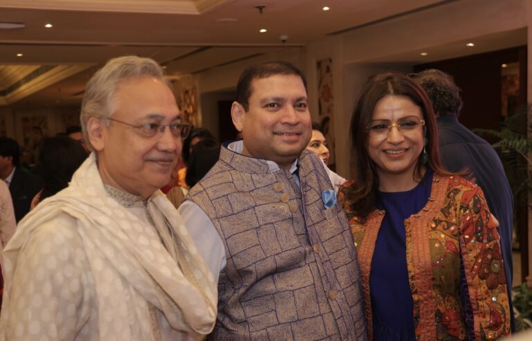 Sundeep Bhutoria with Dimple and Mohinder Varma