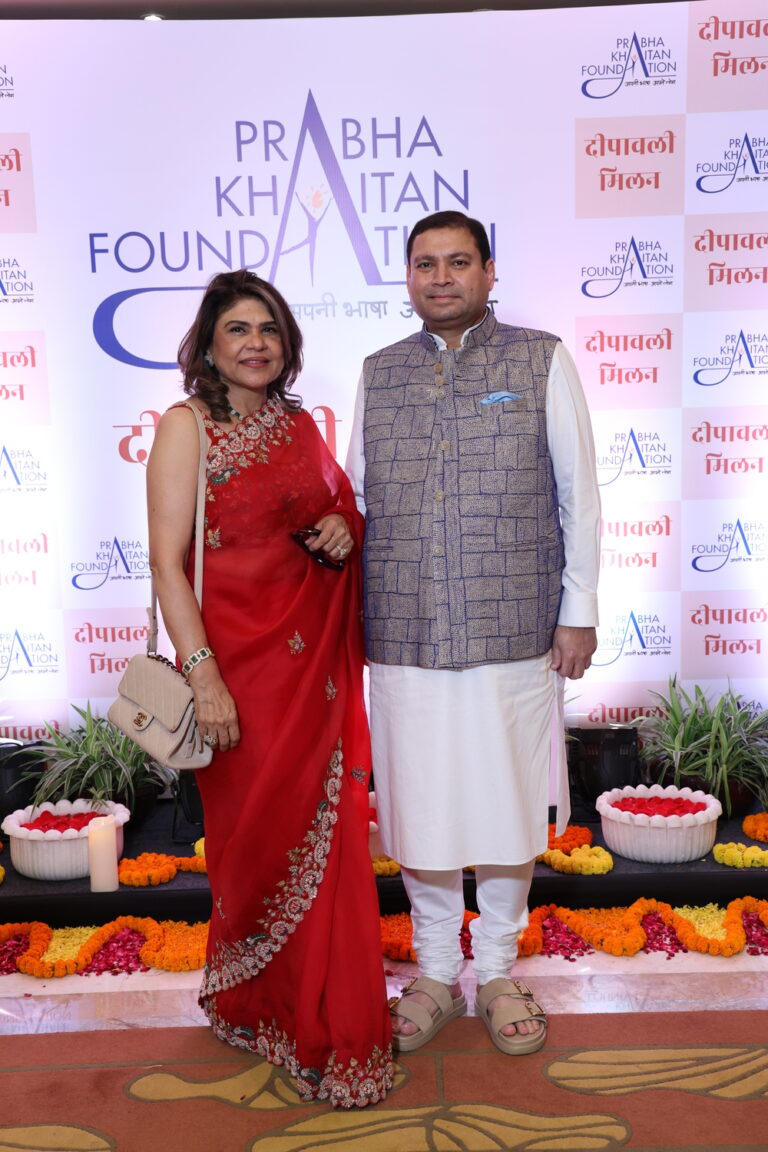 Sundeep Bhutoria with Dr Bharti Madhok