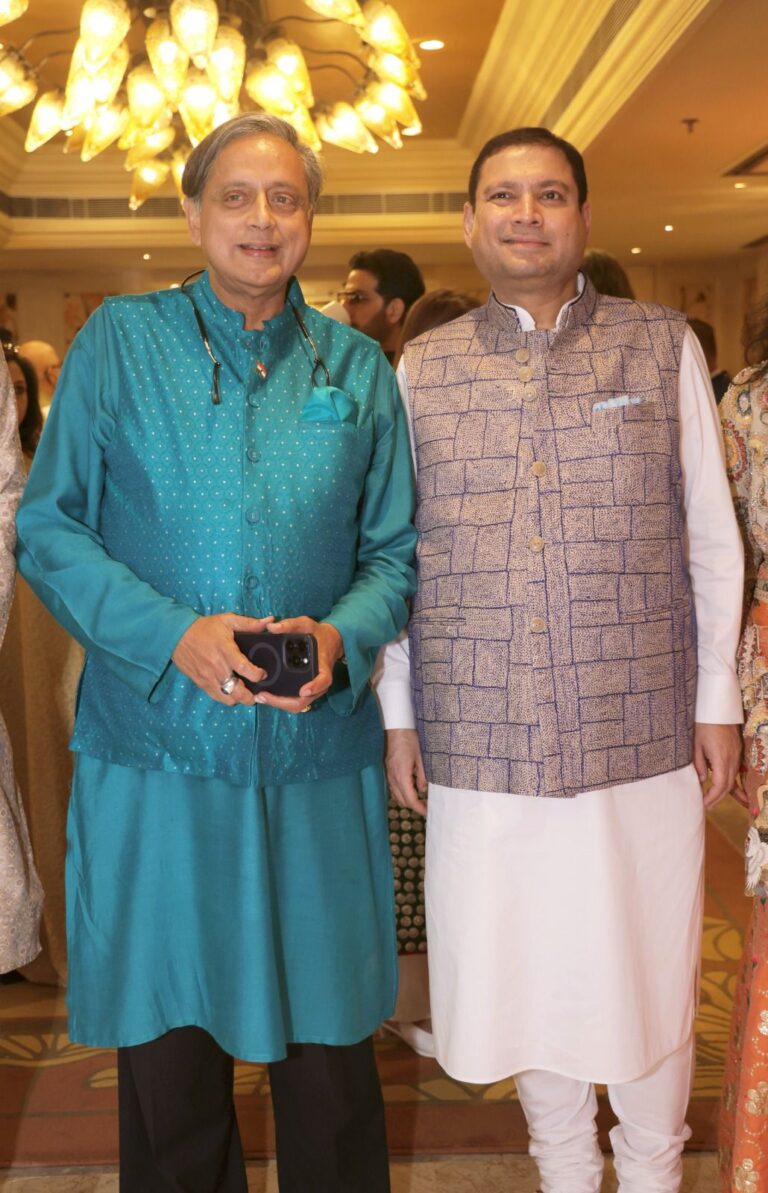Sundeep Bhutoria with Dr Shashi Tharoor