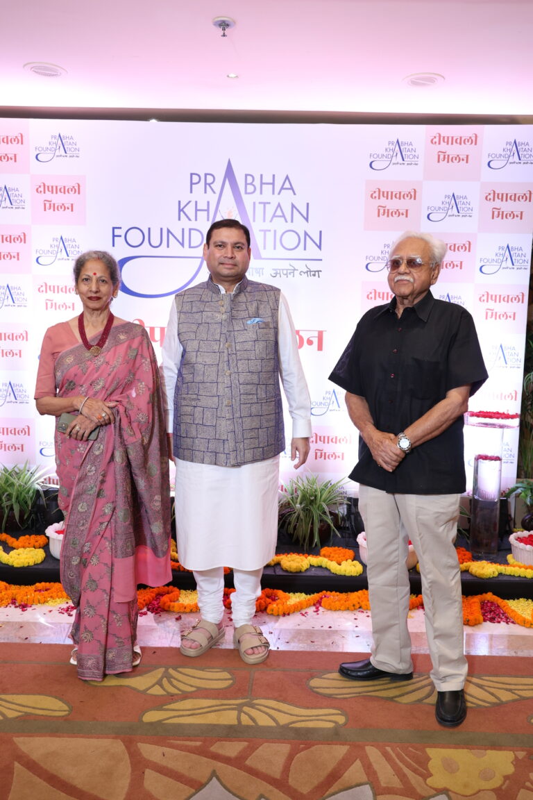 Sundeep Bhutoria with Ina and Yashwant Malhotra