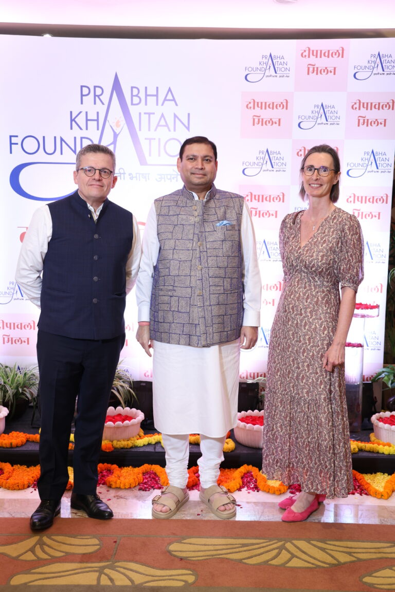 Sundeep Bhutoria with Jean-Sébastien L’HUILLIER from the Embassy of France and his wife