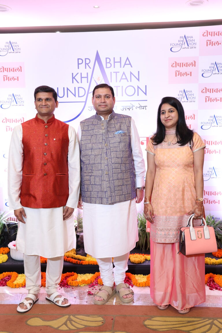 Sundeep Bhutoria with Pawan Jajoo and Sonal Maheshwari