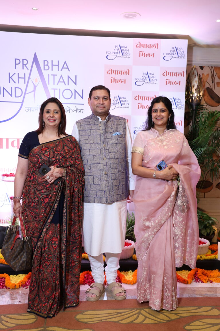 Sundeep Bhutoria with Pooja Khanna and Pooja Marwah