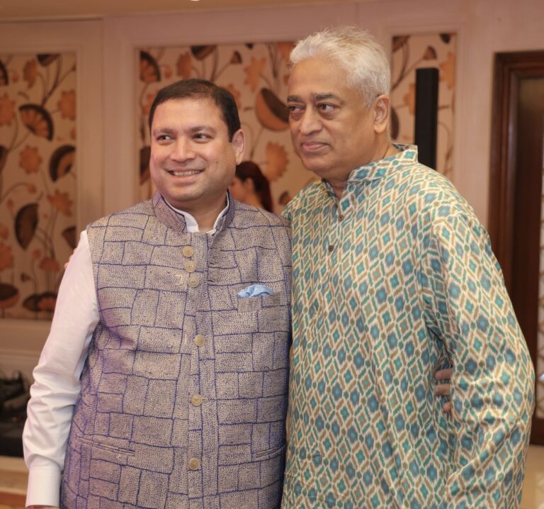 Sundeep Bhutoria with Rajdeep Sardesai