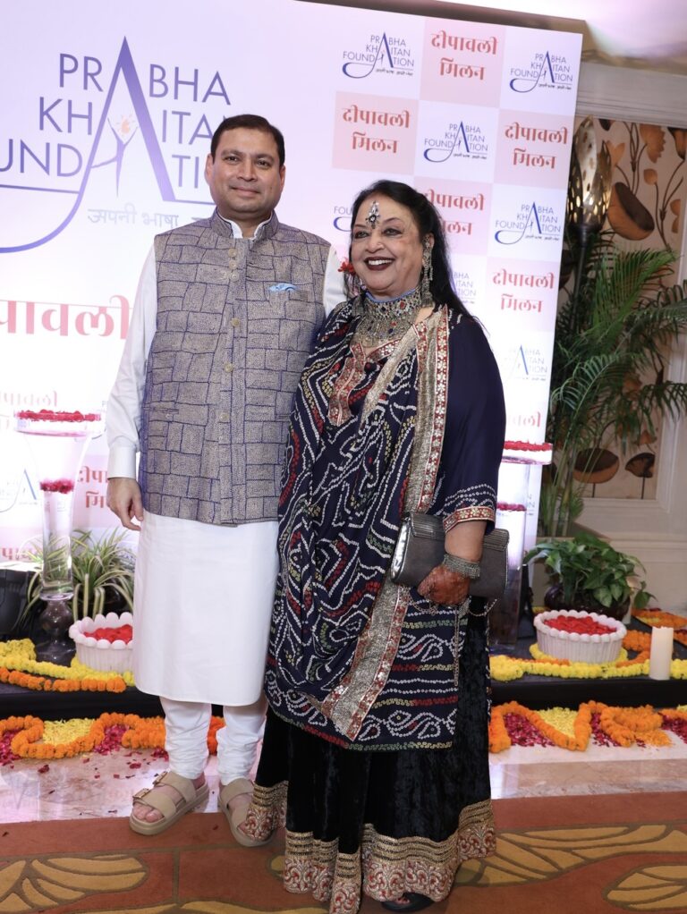 Sundeep Bhutoria with Rama Pandey