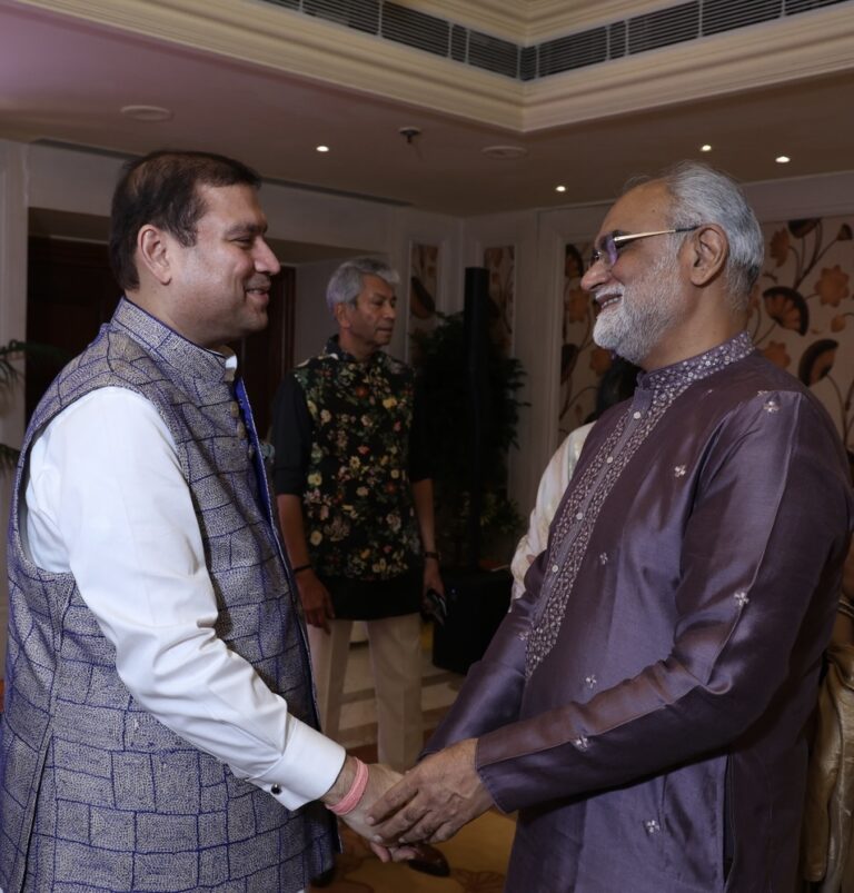 Sundeep Bhutoria with Sachchidanand Joshi