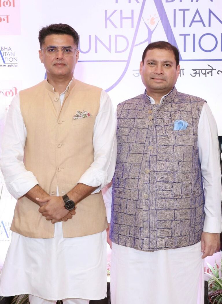 Sundeep Bhutoria with Sachin Pilot