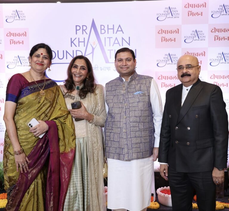 Sundeep Bhutoria with Vedula Ramalakshmi, Neelima Adhar and Shubhendu Amitabh