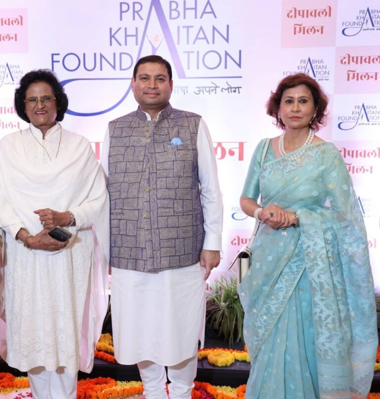 Sundeep Bhutoria with Arti Mehra and Shabnam Singh