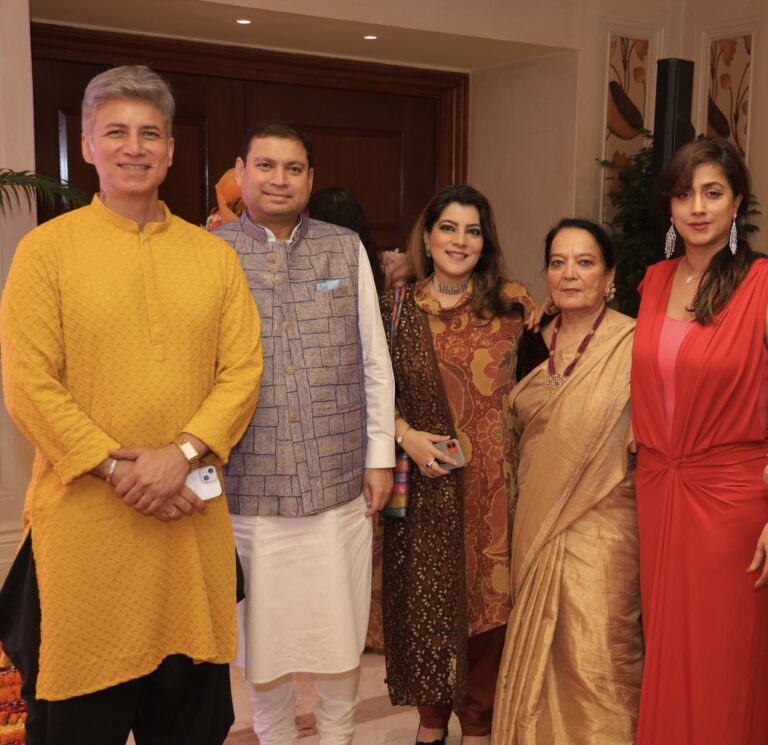 Sundeep Bhutoria with Sehar, her husband and Swati Satpati
