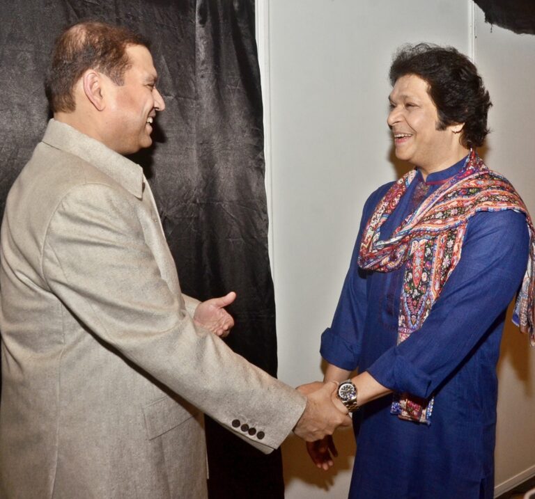 Sundeep Bhutoria with Rakesh Chaurasia