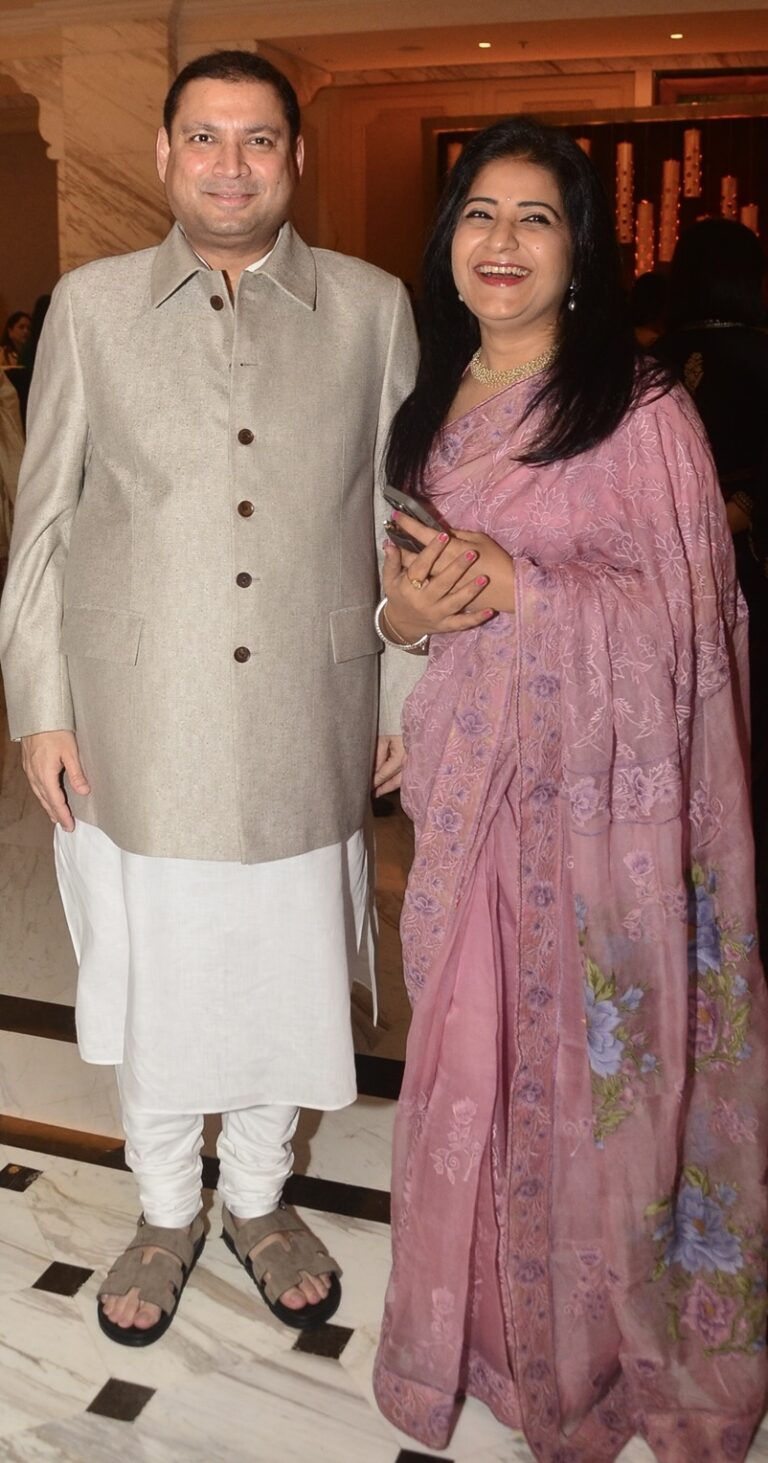 Sundeep Bhutoria with Neha Rudra