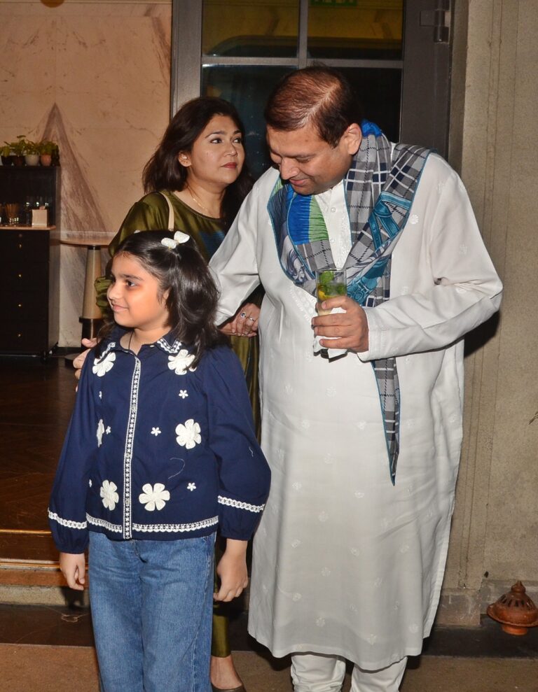 Sundeep Bhutoria with Aavya M Bhutoria and Manjari Bhutoria