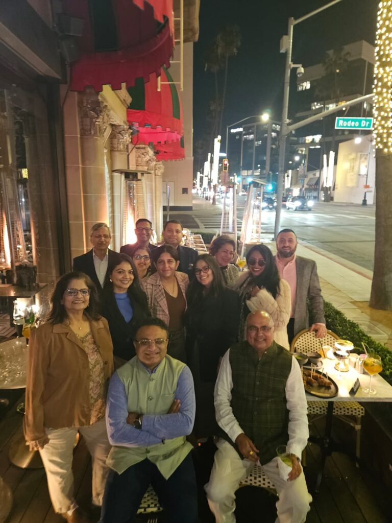 Dinner with representatives of various organisations in California