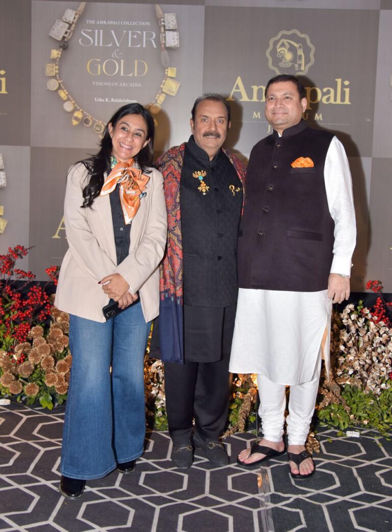 Sundeep Bhutoria with Apra Kuchhal and Rajiv Arora