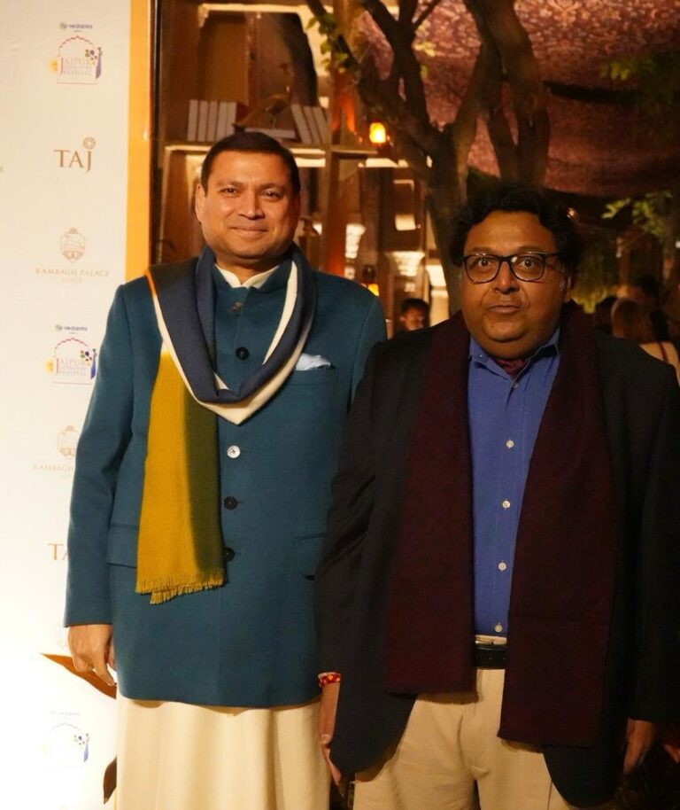Sundeep Bhutoria with Ashwin Sanghi