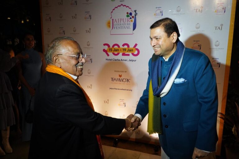 Sundeep Bhutoria with Dr Jagdeesh Chandra