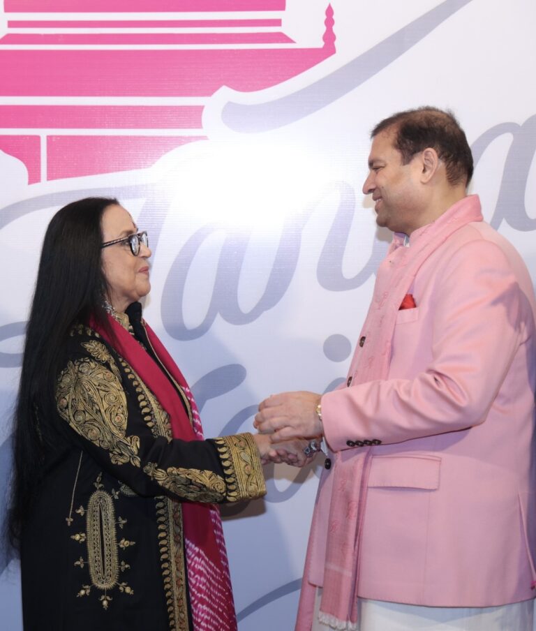 Sundeep Bhutoria with Ila Arun